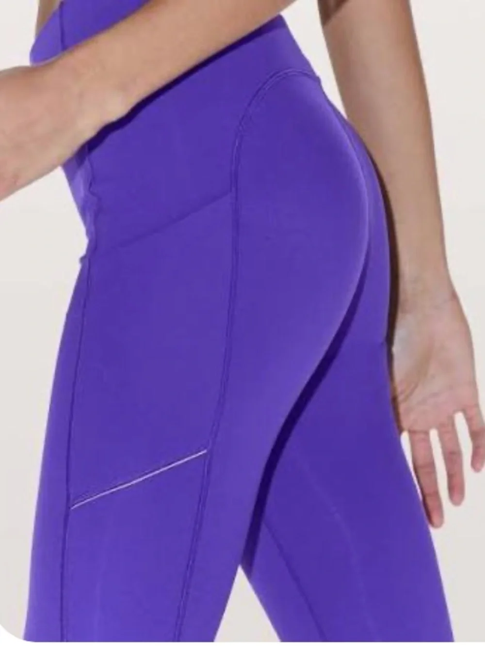 28” LuluLemon Athletically - High-Rise Purple Performance Leggings - Women
